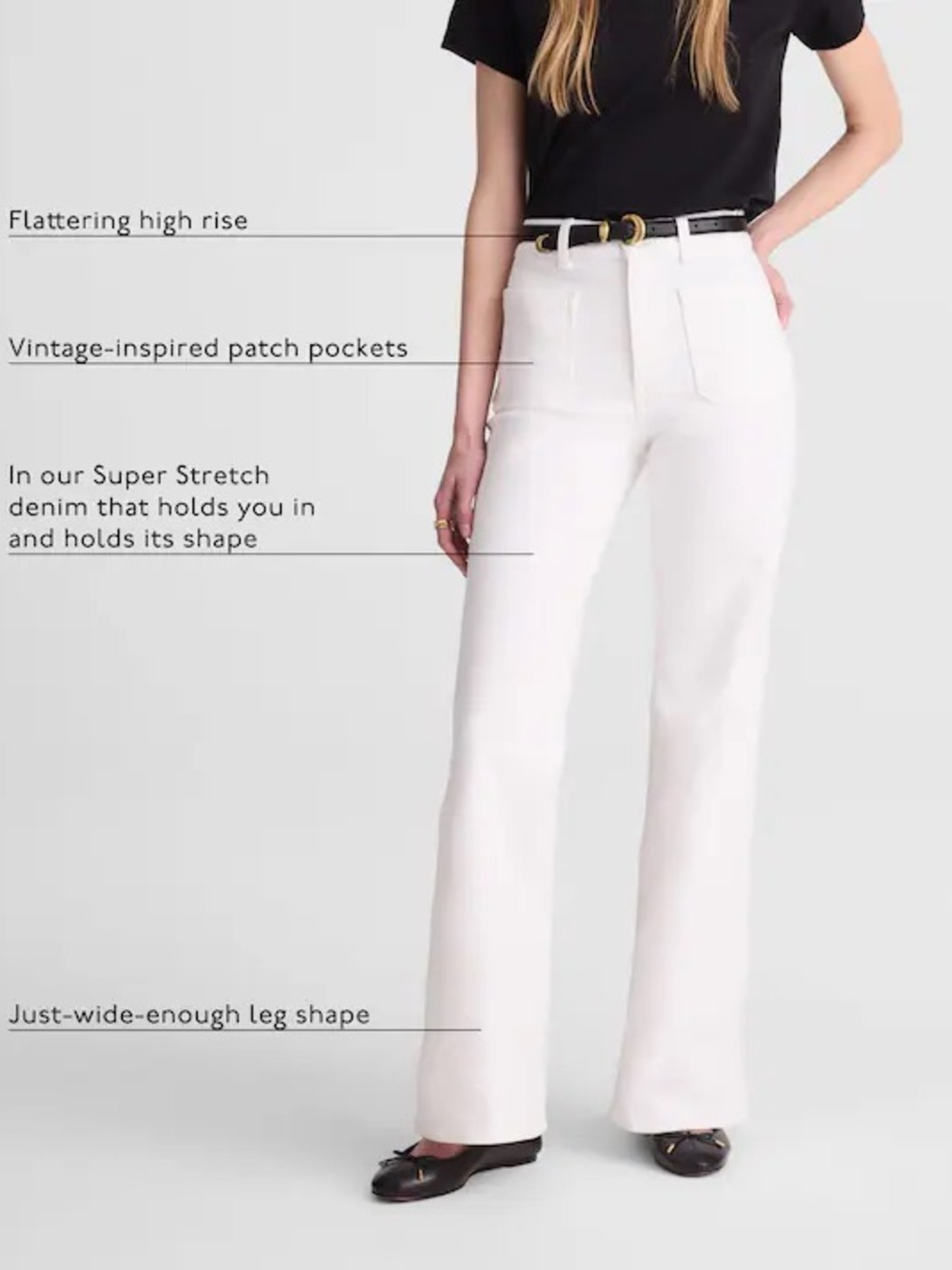 Madewell The Emmy Wide-Leg Jean in Super Stretch Denim - Picture 7 of 9